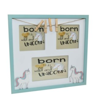 Decoratiune de perete unicorn culori diferite [1]