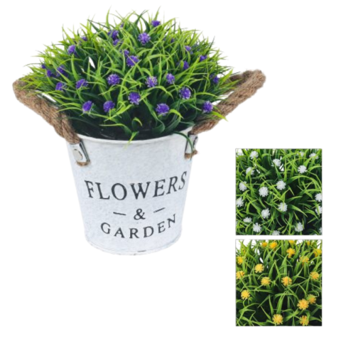 Noutăți Librăria Compas - Decoratiune flori artificiale 17 cm diverse culori