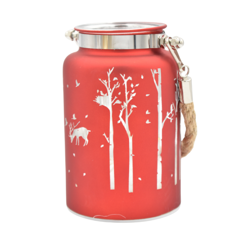 Decoratiune luminoasa tip felinar cu led 8x12.3 cm [2]