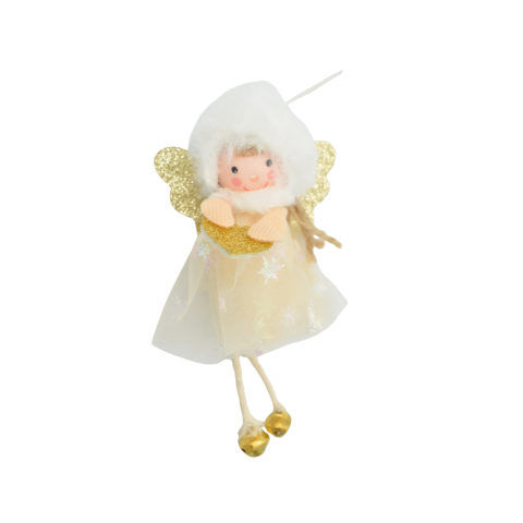 Decoratiune pentru brad inger 15 cm culori diferite [3]