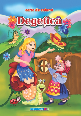 Cărți - Degetica – Carte de colorat