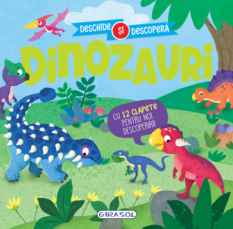 Cărți - Dinozauri - Deschide si descopera