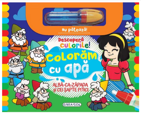 Cărți - Descopera culorile! Alba-ca-zapada si cei sapte pitici