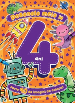 Cărți - Desenele mele la 4 ani. Peste 90 de imagini de colorat - Millicent Venton