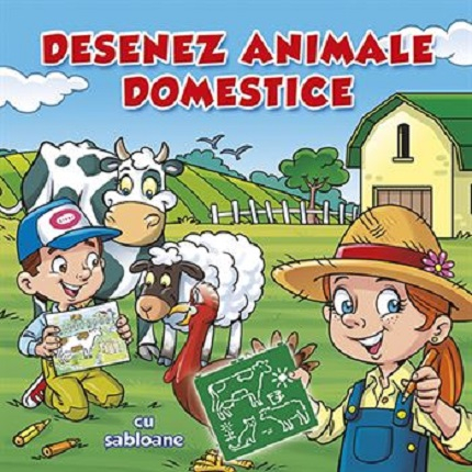 Noutăți Librăria Compas - Desenez animale domestice cu sabloane