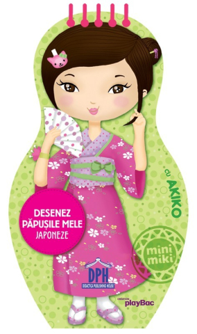 Hobby și activități pentru copii - Desenez papusile mele japoneze