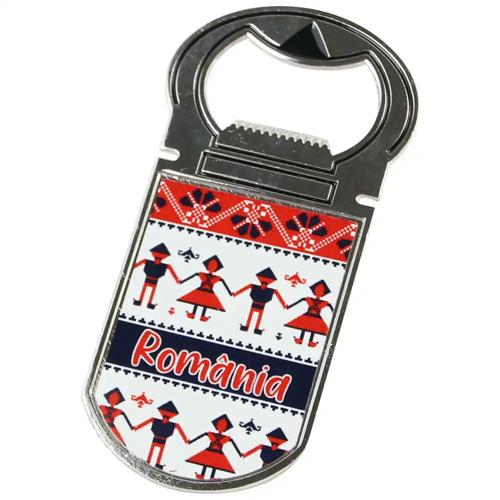 Băuturi și accesorii - Desfacator sticle cu magnet 4x9 cm Motive traditionale