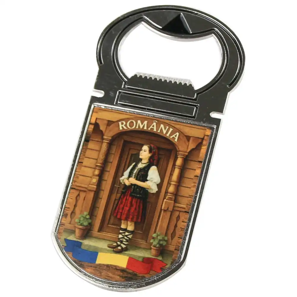 Casă și decorațiuni - Desfacator sticle cu magnet Romania Tarancuta 4 x 9 cm