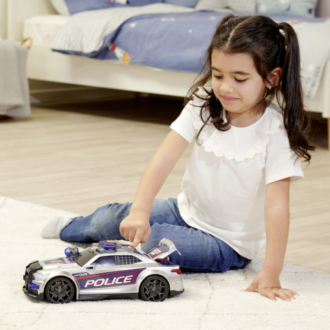 DICKIE TOYS MASINA DE POLITIE STREET FORCE CU LUMINI SI SUNETE 33CM [3]