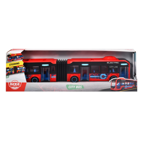 Mașinuțe de jucărie - DICKIE VOLVO AUTOBUZ CITY BUS 40CM