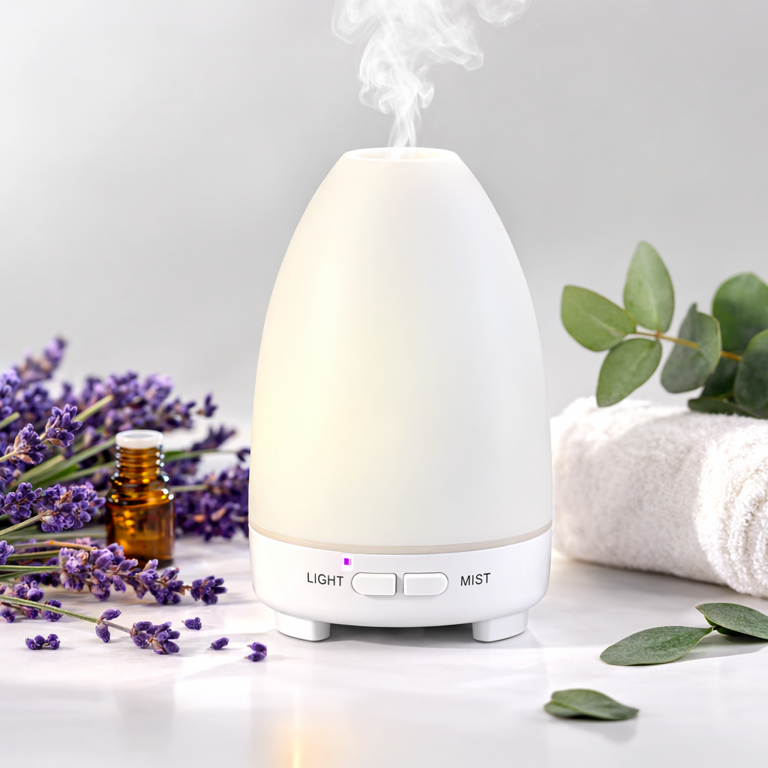 Difuzor aromaterapie 200 ml cu iluminare LED si alimentare USB [2]