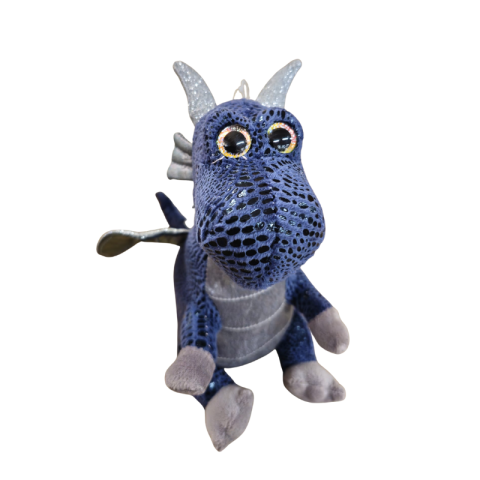 Jucării de pluș - Dino gri plus 22cm