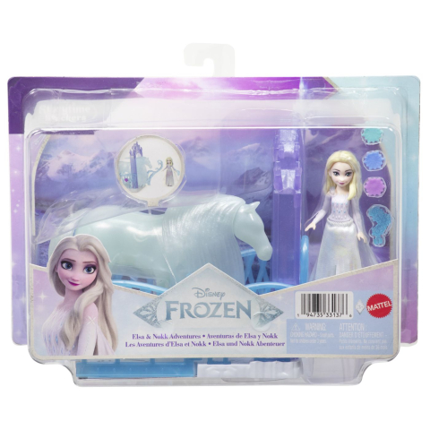 Păpusi - DISNEY FROZEN SET DE JOACA AVENTURILE LUI ELSA SI NOKK PAPUSA SI ACCESORII