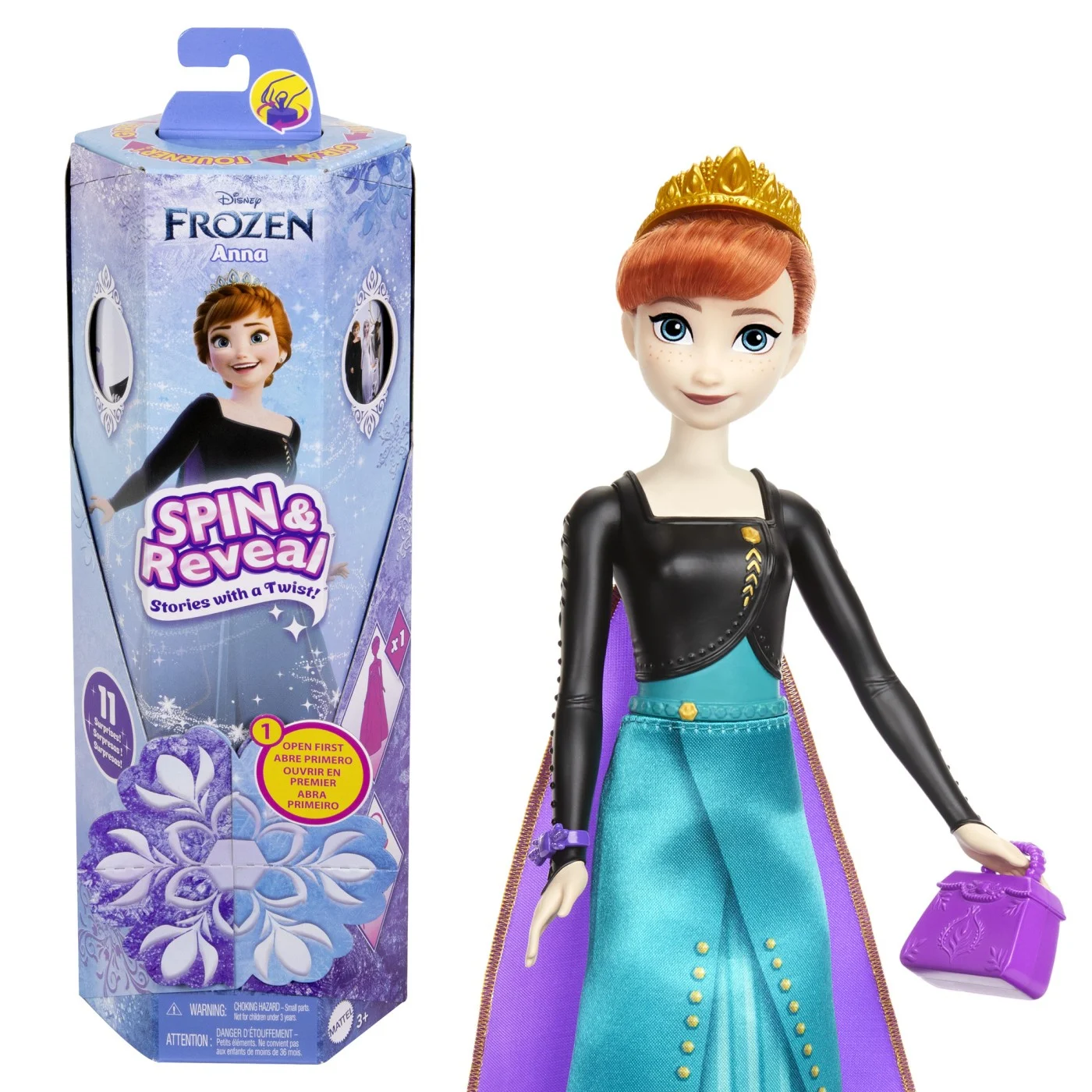 Disney Frozen Spin and Reveal Papusa Anna [0]