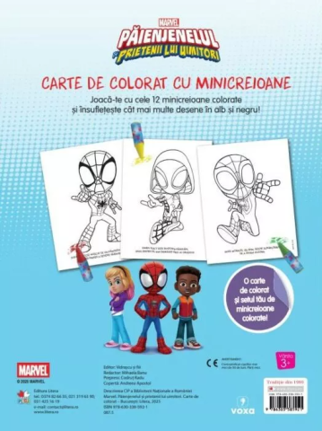 Paienjenelul si prietenii lui uimitori. Carte de colorat [1]