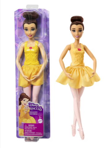 Păpusi - Papusa Disney Princess Printesa Belle balerina 29 cm