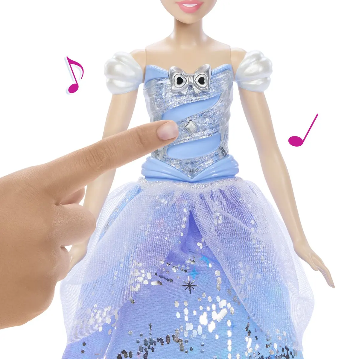Papusa interactiva Disney Princess - Cenusareasa cu rochie luminoasa [4]