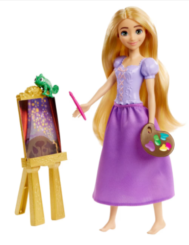Papusa Disney Princess Rapunzel Pictorita cu accesorii de pictura [1]