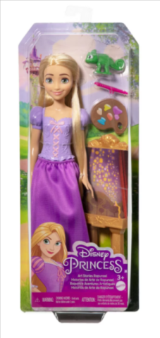 Păpusi - Papusa Disney Princess Rapunzel Pictorita cu accesorii de pictura