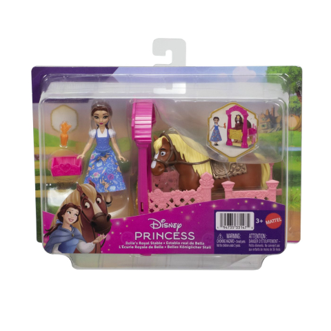 Păpusi - DISNEY PRINCESS SET DE JOACA GRAJDUL REGAL AL LUI BELLE PAPUSA SI ACCESORII
