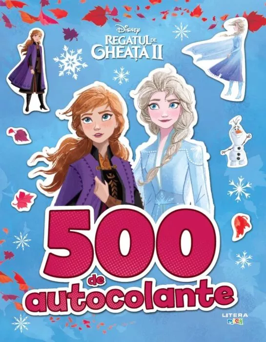 Cărți ilustrate și interactive - Disney. Regatul de gheata II. 500 de autocolante