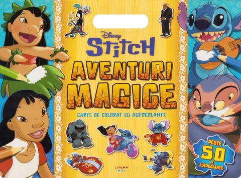 Noutăți Librăria Compas - Disney. Stitch: Aventuri magice. Carte de colorat cu autocolante