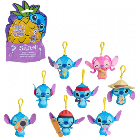 Breloc din plus surpriza Disney Stitch 9 cm [0]