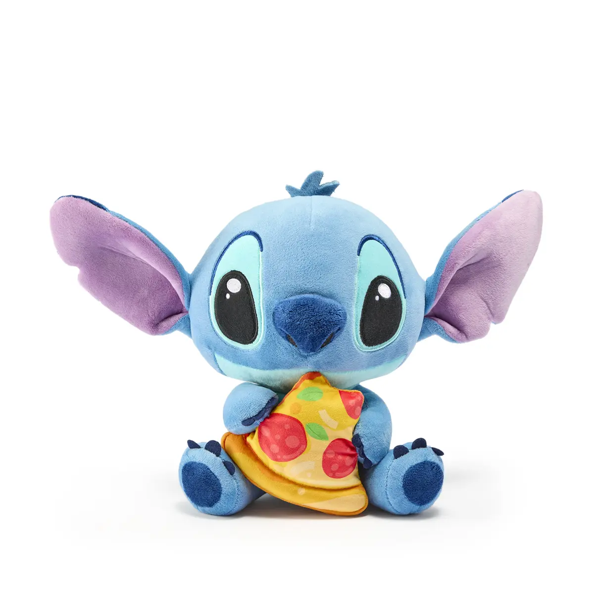 Jucării de pluș - Jucarie de plus Disney Stitch cu pizza 25 cm