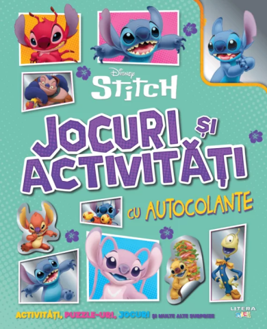 Cărți pentru copii - Disney Stitch. Jocuri si activitati cu autocolante