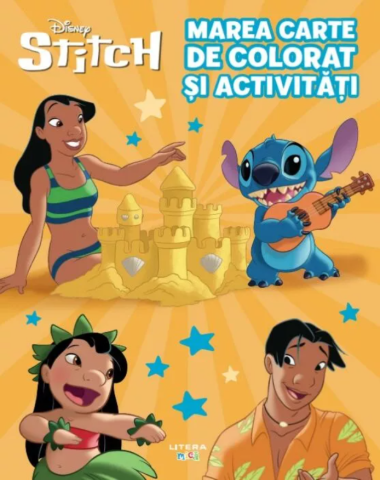 Cărți - Marea carte de colorat si activitati Disney Stitch
