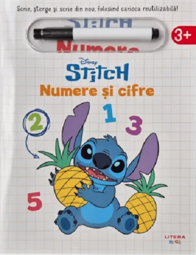 Cărți ilustrate și interactive - Disney Stitch Numere si cifre