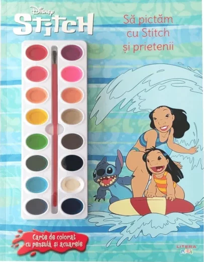 Cărți pentru copii - Disney Stitch. Sa pictam cu Stitch si prietenii