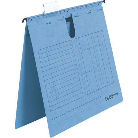 Organizare și arhivare - Dosar carton A4 Falken Unireg albastru