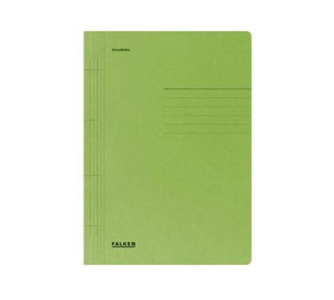Birotică și accesorii birou - Dosar cu sina metalica 24x32 cm Falken verde
