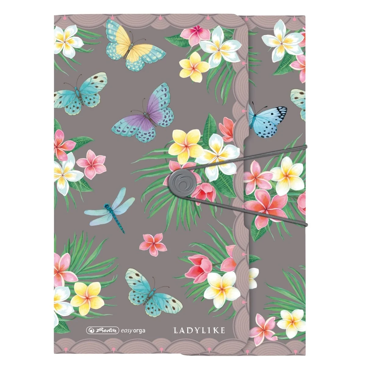Birotică și accesorii birou - Dosar mapa EOTG A4 motiv Ladylike Butterflies Herlitz