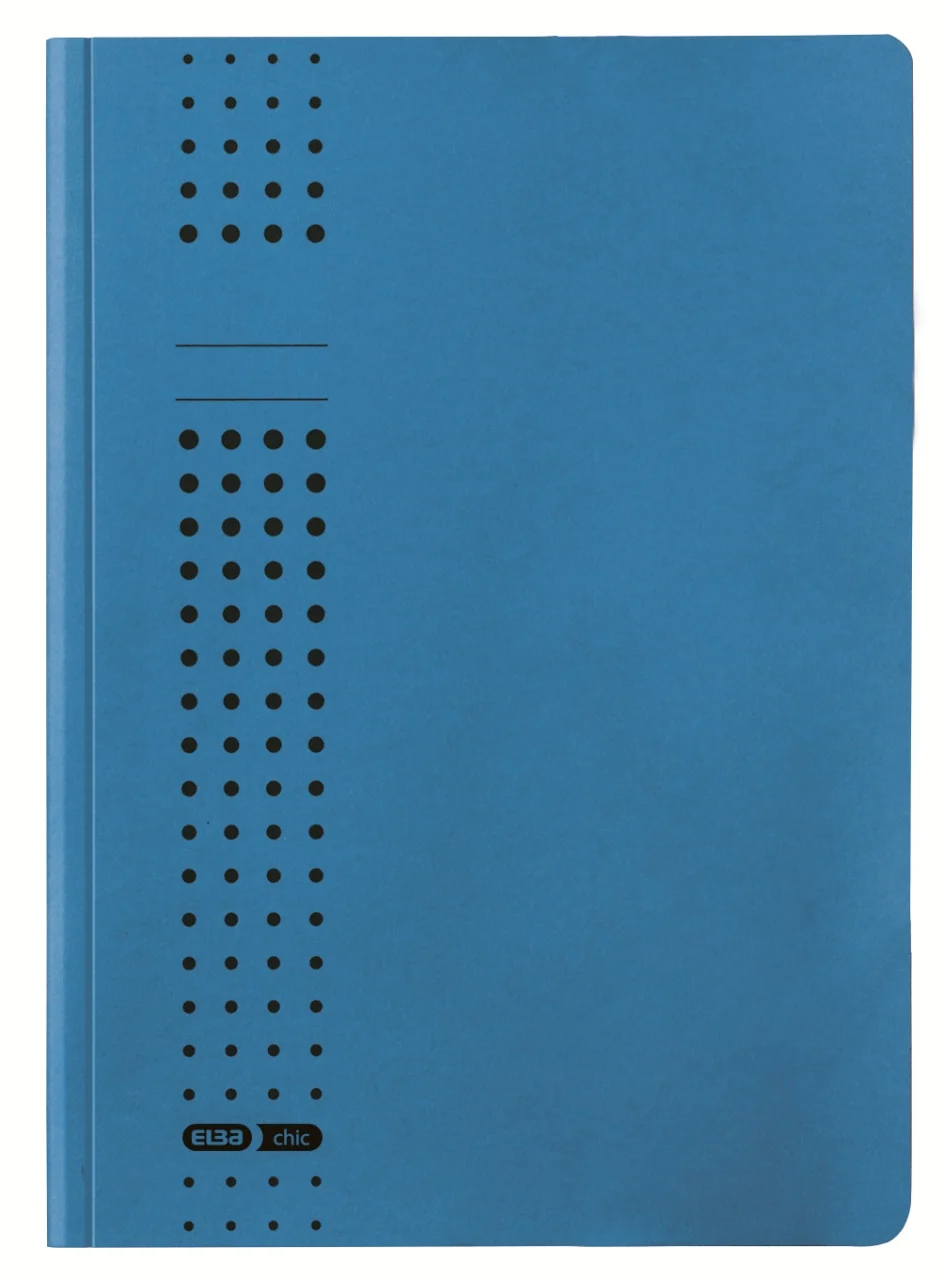 Birotică și accesorii birou - Dosar plic Elba Chic A4 capacitate 100 file 320g/mp albastru
