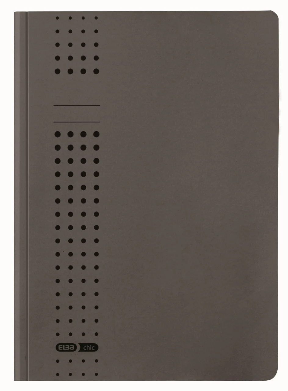 Birotică și accesorii birou - Dosar plic Elba Chic A4 antracit capacitate 100 file