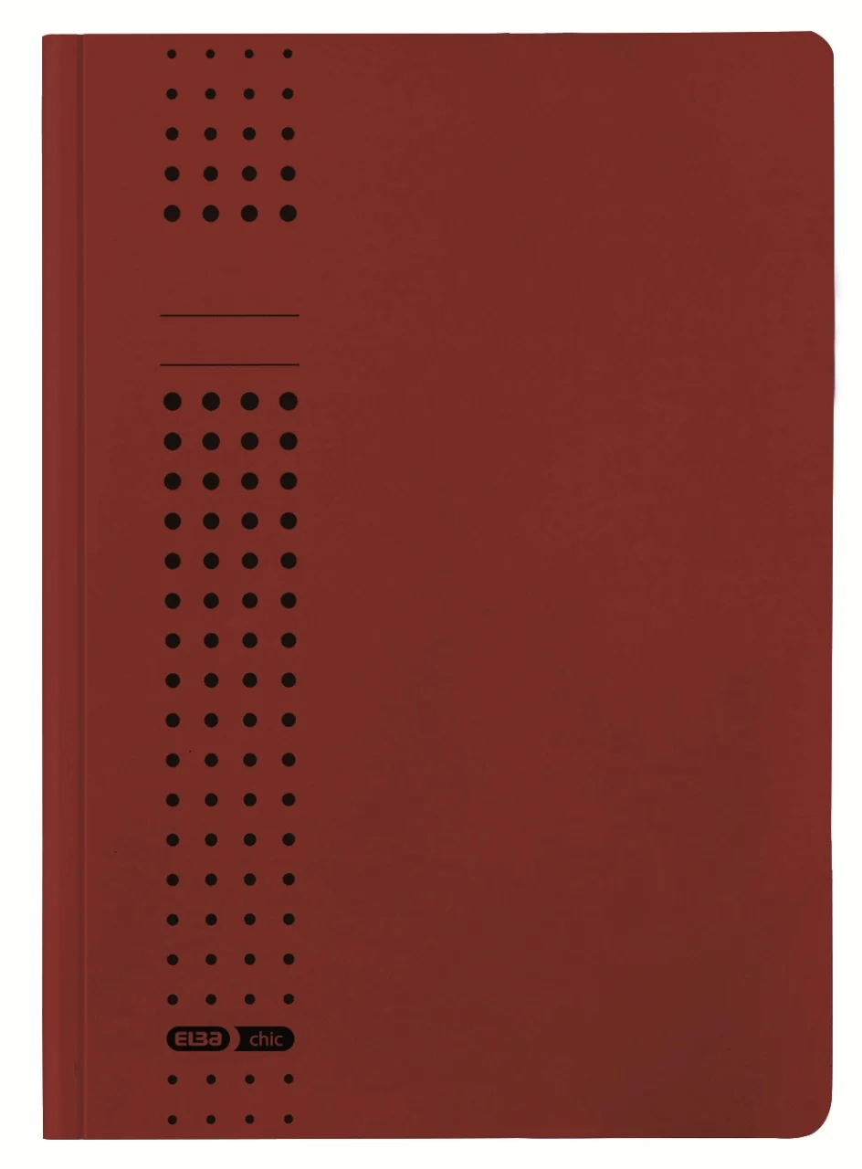 Birotică și accesorii birou - Dosar plic Elba Chic A4 100 file 320g/mp bordo