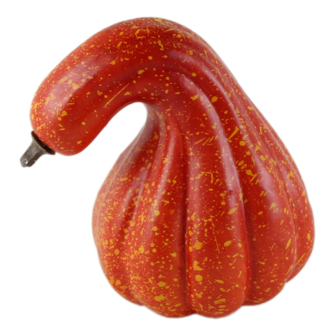 Casă și decorațiuni - Dovleac decorativ din polifoam 13x17 cm portocaliu