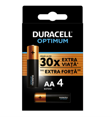 Electronice și accesorii IT - Baterii Duracell Optimum AA 4 buc
