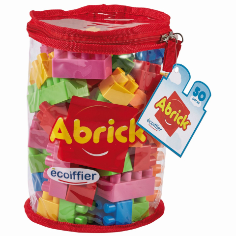 Jocuri de construcție și cuburi - ECOIFFIER ABRICK SET DE CONSTRUIT MULTICOLOR 50 PIESE