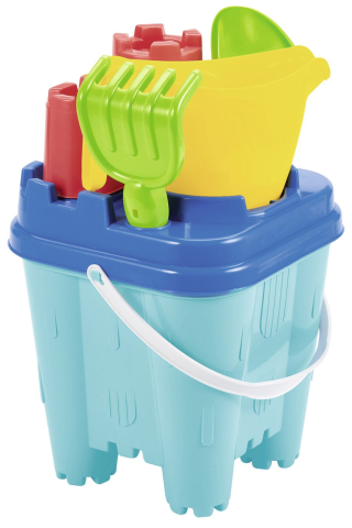 Jucării și jocuri - ECOIFFIER GALETUSA CASTEL CU ACCESORII DE NISIP 18.5CM