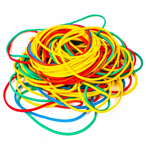 Elastice cauciuc color 50mm 100g Nebo [2]