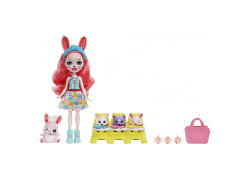 Noutăți Librăria Compas - Set de joaca - Enchantimals - Baby Bestie Bree Bunny si Twist