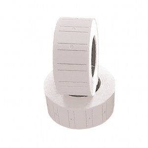 Papetărie și articole din hârtie - Etichete rola pret drepte albe Ecada