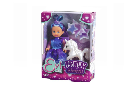 Jucării și jocuri - EVI LOVE SET PRINTESA FANTEZIE EVI SI UNICORN 12CM