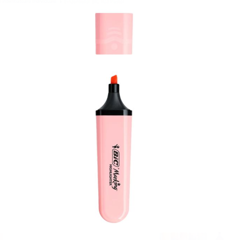 Instrumente de scris - Evidentiator BIC Marking Highlighter Flat roz pastel