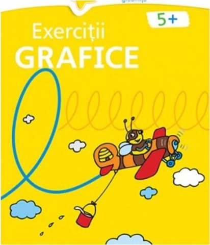Cărți - Exercitii grafice - Galben 5+  - Birgit Fuchs