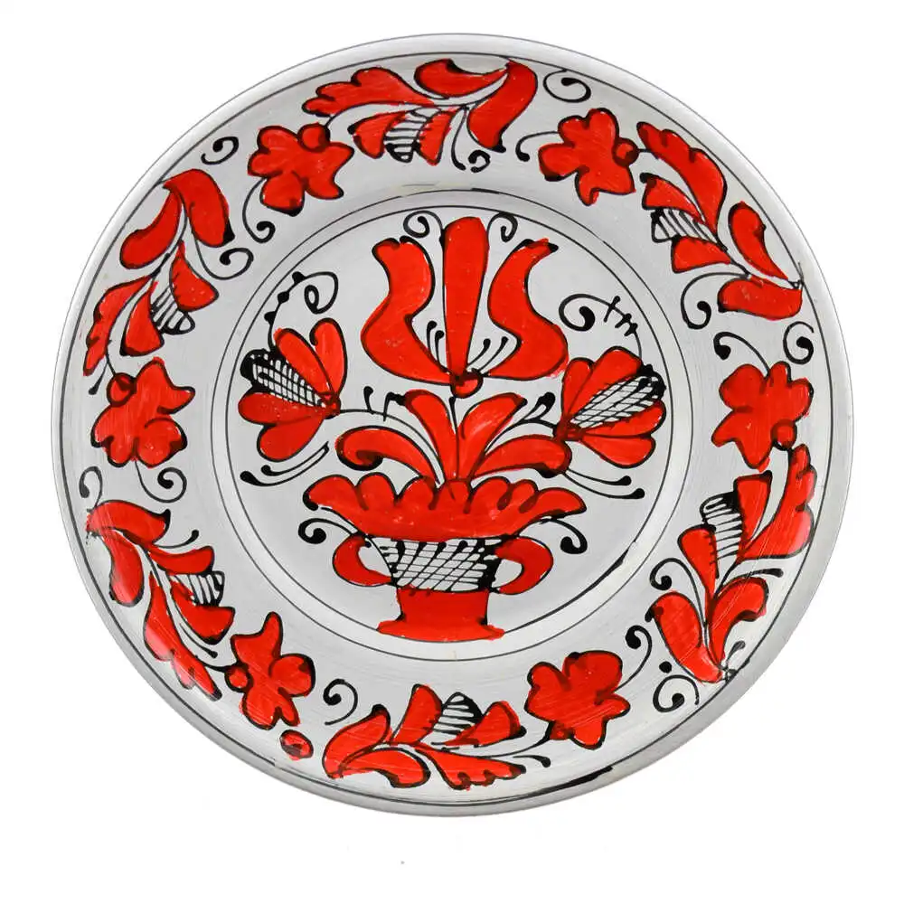 Farfurie pentru decor din ceramica 16 x 16 x 2 cm modele diferite [4]