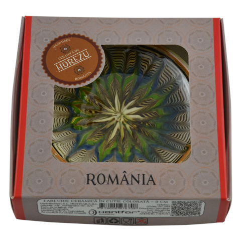 Farfurie ceramica in cutie colorata 9cm [6]